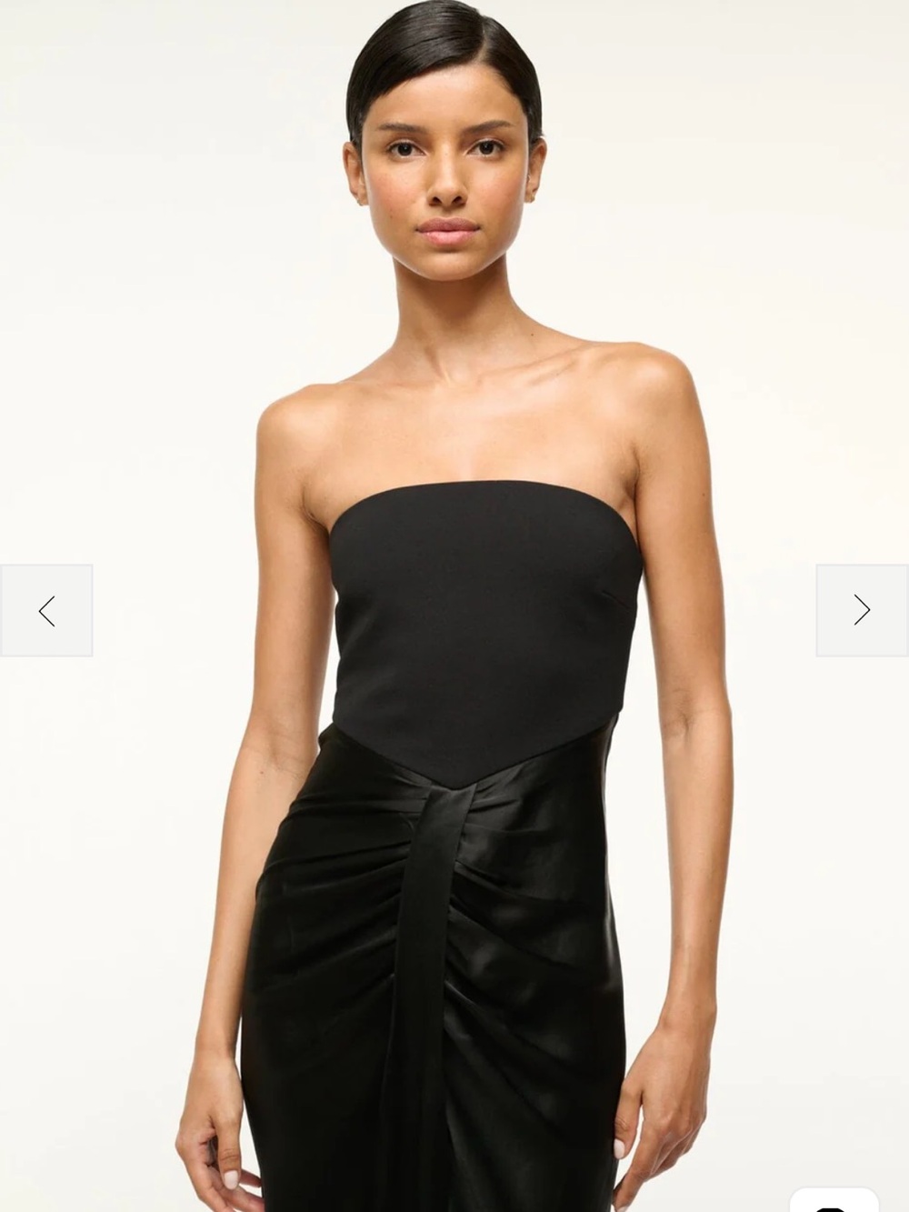 STAUD Black Strapless Gown - Picture 2 of 4